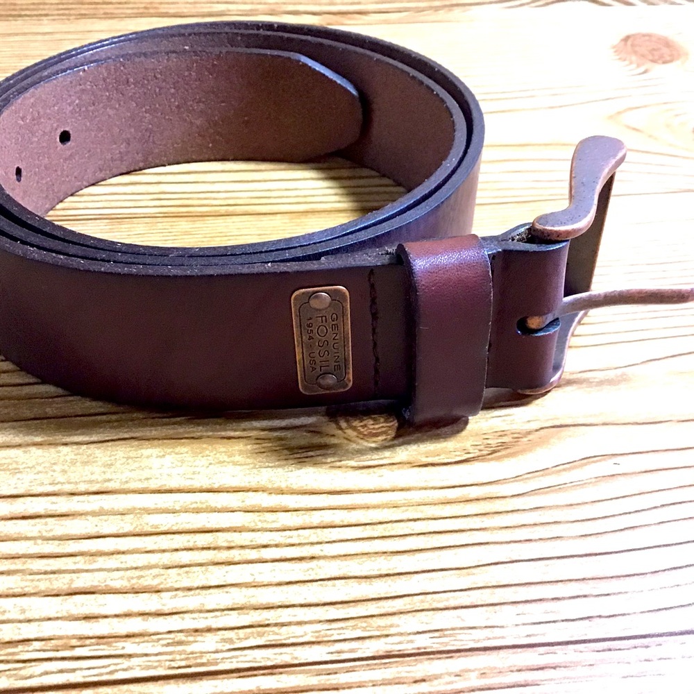 Fossil leather belt size 40